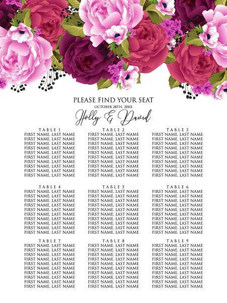 Wedding invitation set pink marsala red peony greenery eucaliptus greenery card template Instant Download Template wedding invitation set, floral invitations, baby shower, bridal shower, engagement, seating chart,wedding details, save the date, table, menu, thank you, rsvp card design personalized invitation