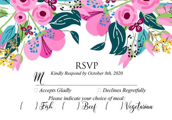 Wedding invitation set pink tulip peony card template Floral template background for any marriage invitation, bridal shower invitation, baby shower invitation anniversary, birthday invitation, christening, baptism, party menu,thank you card instant maker edit template