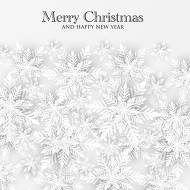 Merry Christmas party invitation white origami paper cut snowflake 5.25x5.25 in personalized invitation